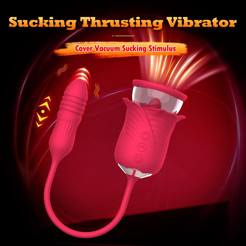 Clitoral Vibrator With Tongue Licking