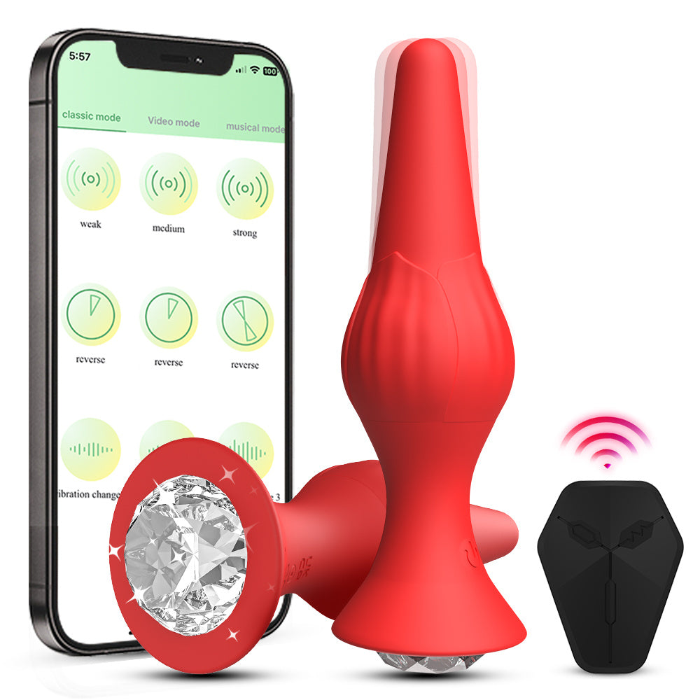Butt Plug Control Vibrating