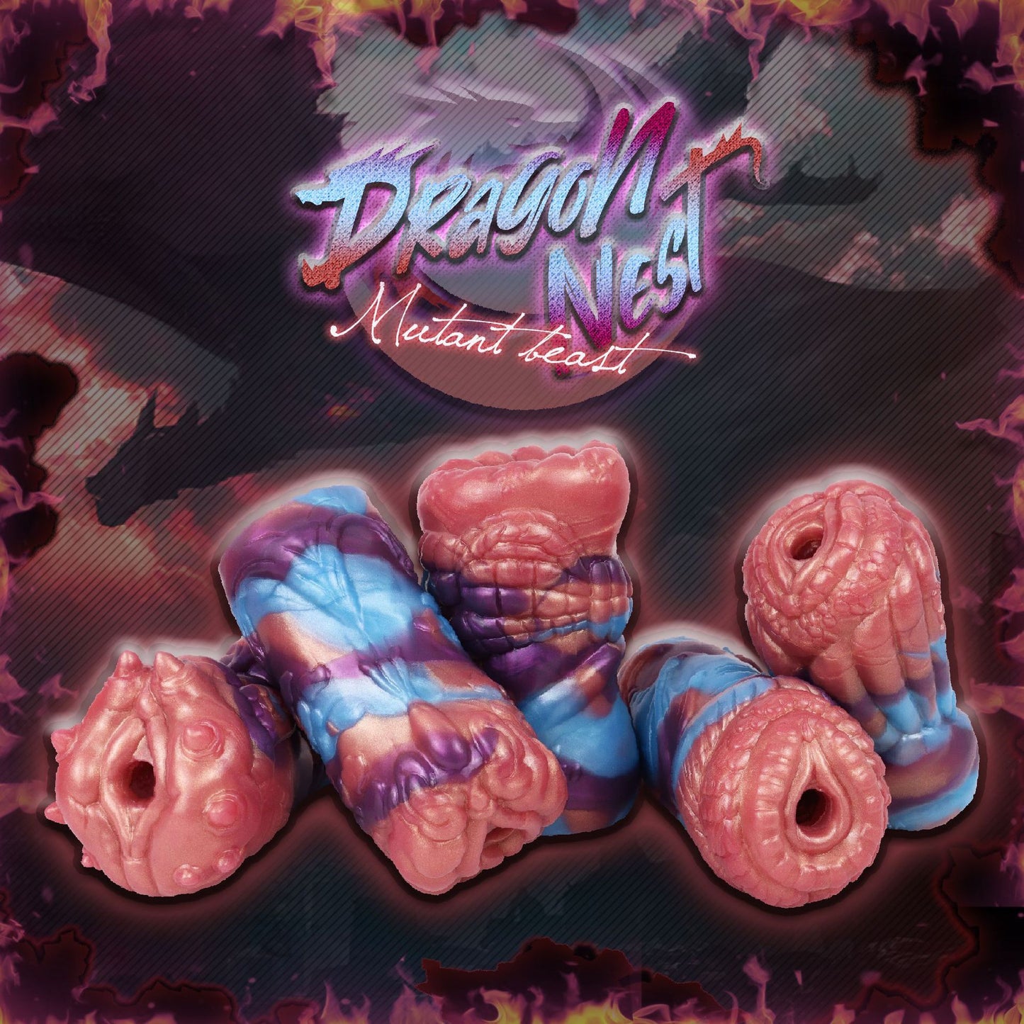 Men's Silicone Reverse Mold Penis Training Toys