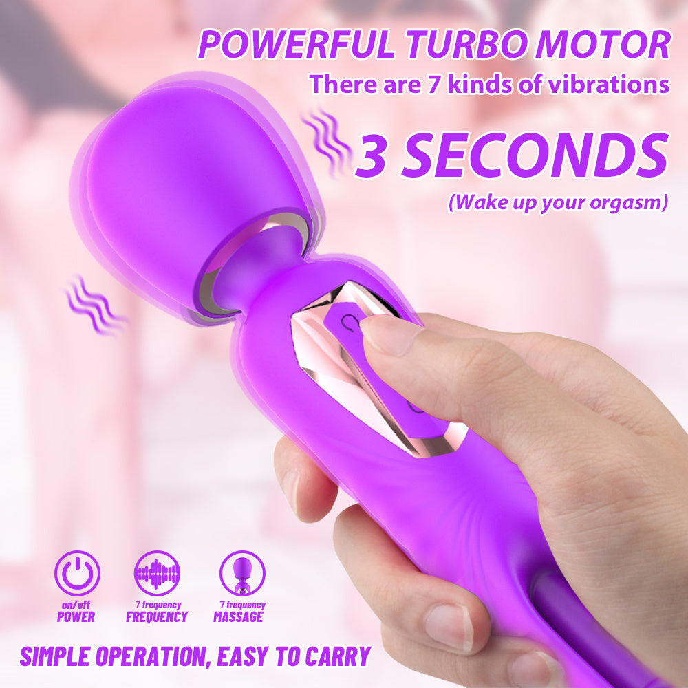 7 Slap And 10 Vibration Modes, Female G-spot Clitoral Dildo
