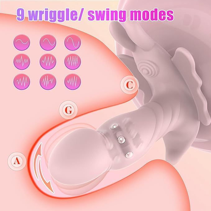 9 Vibrating Wriggle Swing Modes Vibrating Panties Anal