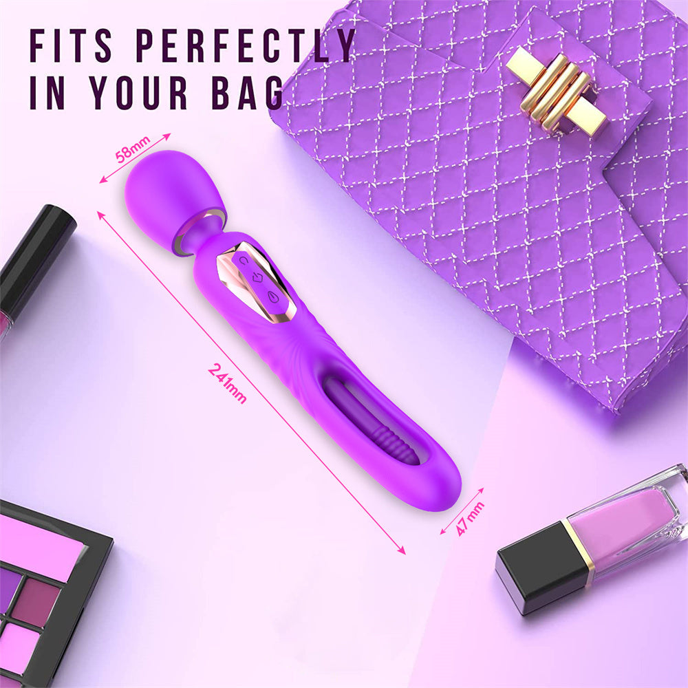 7 Slap And 10 Vibration Modes, Female G-spot Clitoral Dildo